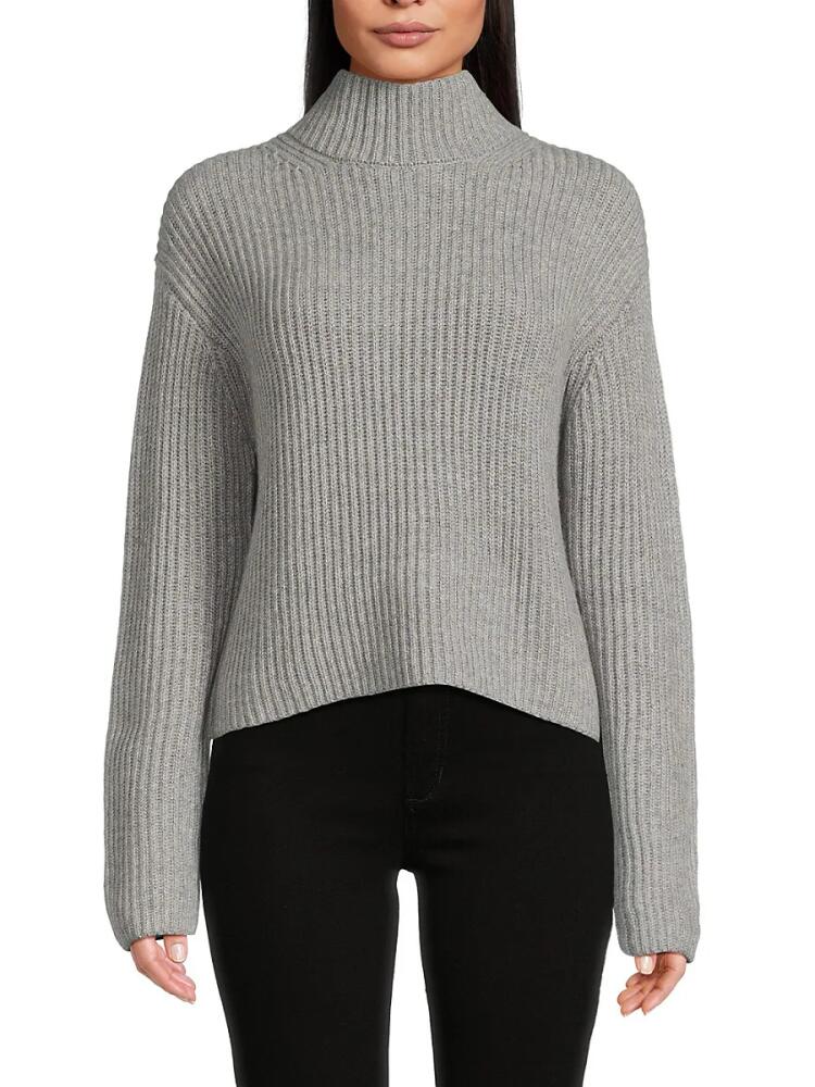 TWP Women's Macie Ribbed Cashmere Sweater - Heather Grey Cover