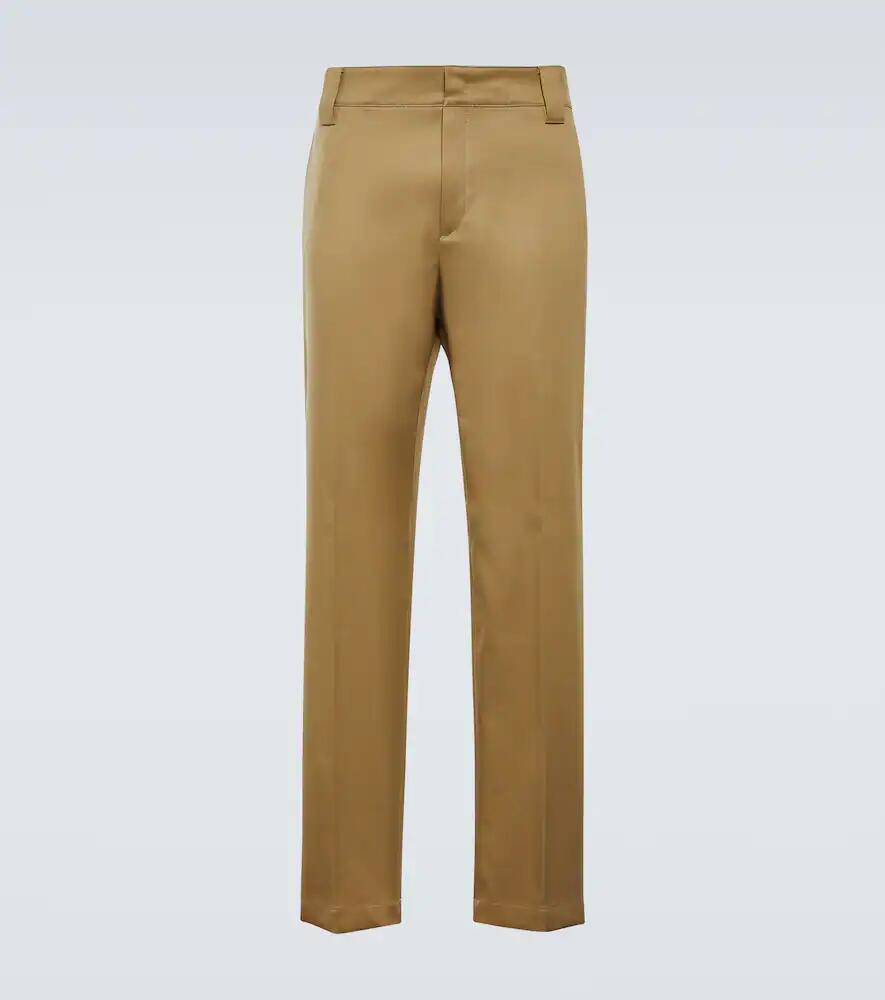 Valentino Cotton gabardine straight pants Cover