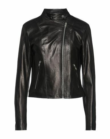 Masterpelle Woman Jacket Black Soft Leather Cover