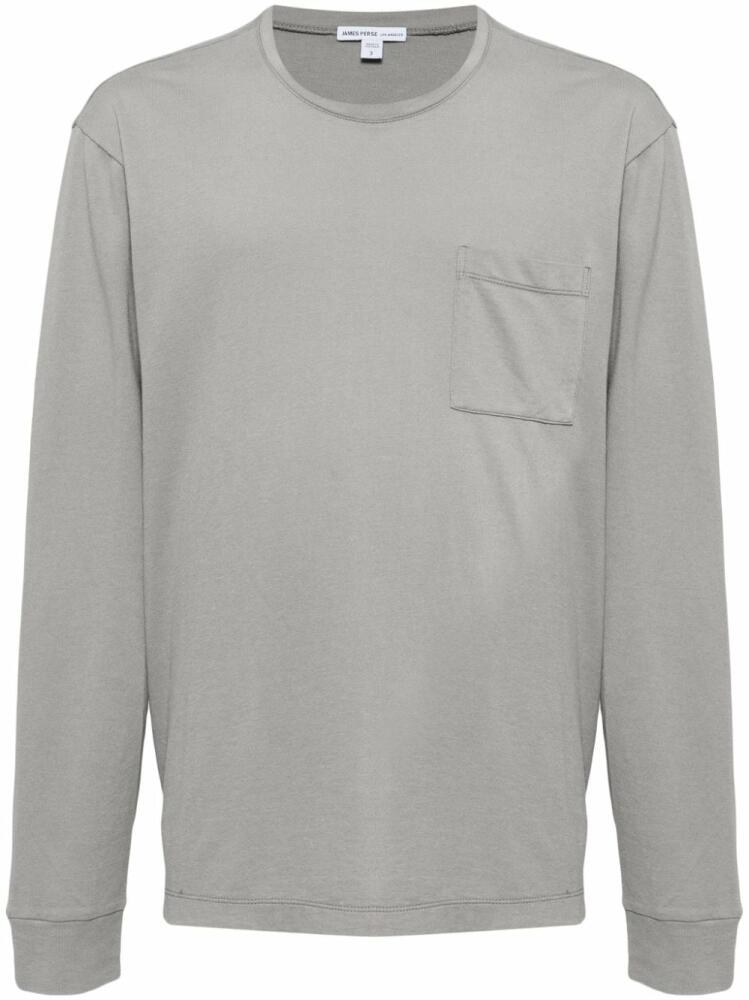 James Perse French Terry crew-neck T-shirt - Grey Cover