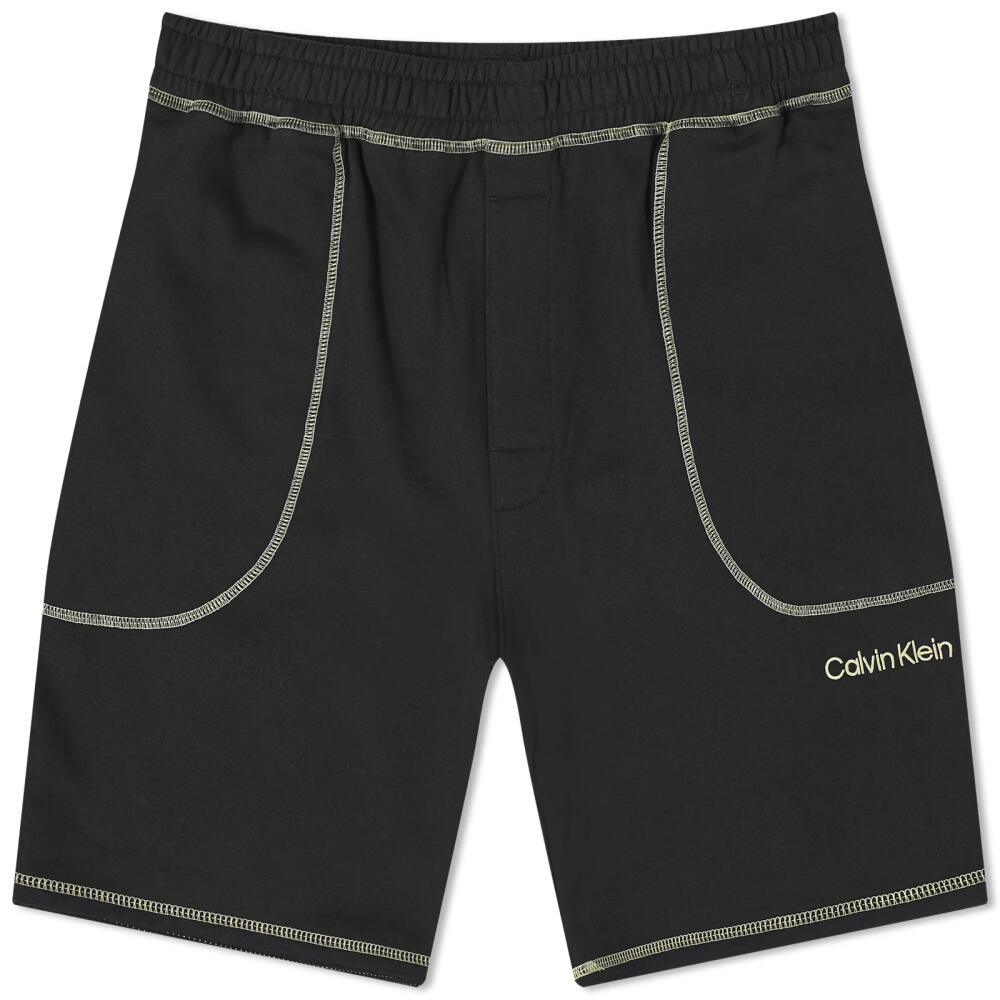 Calvin Klein Men's Future Shift Sweat Shorts in Black Cover