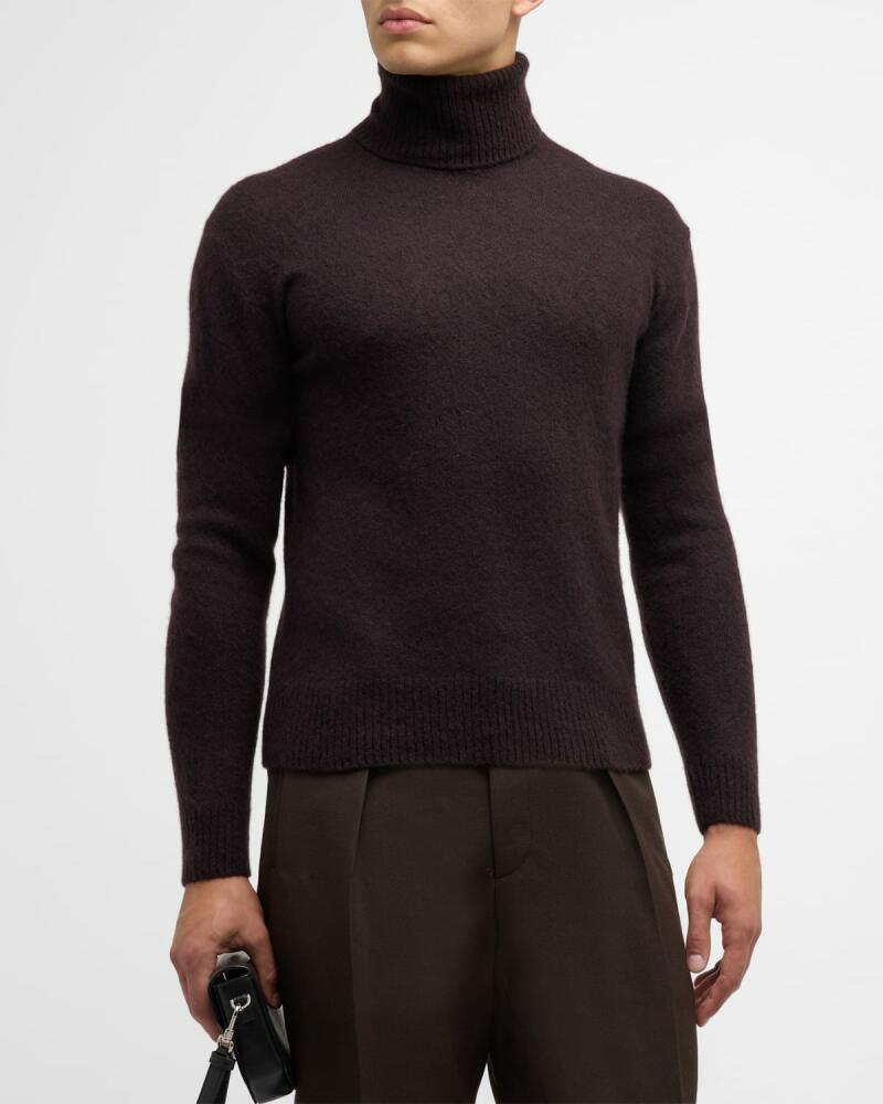 TOM FORD Men's Cashmere and Silk Turtleneck Sweater Cover