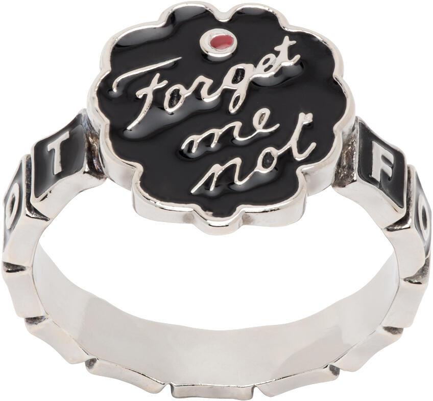 Chopova Lowena Silver 'Forget Me Not' Ring Cover