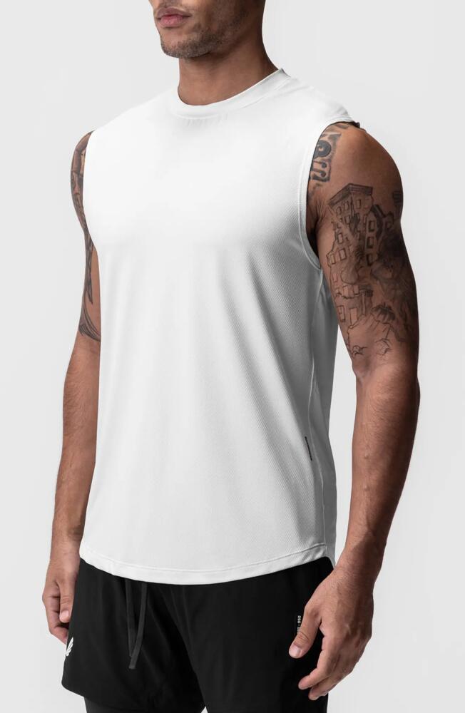 ASRV AeroSilver Muscle Tee in White Cover