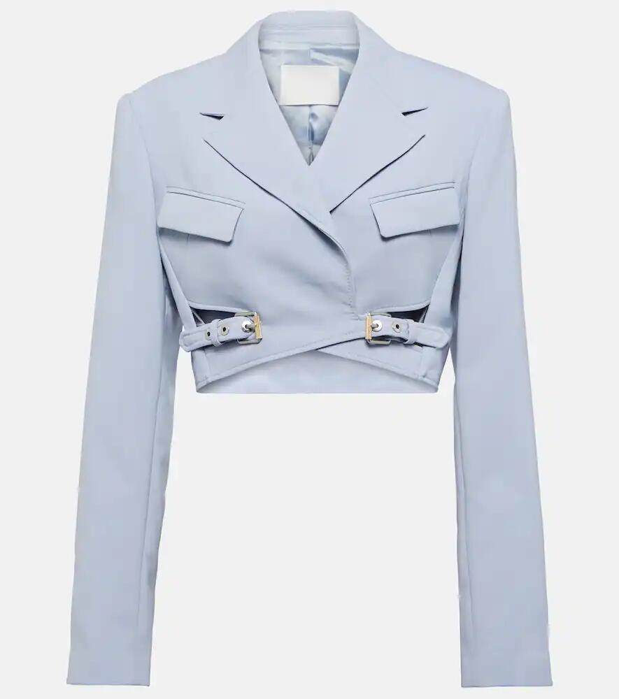 Dion Lee Cropped wool-blend blazer Cover