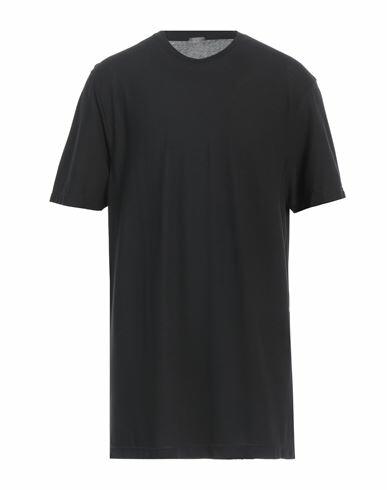 Zanone Man T-shirt Black Cotton Cover