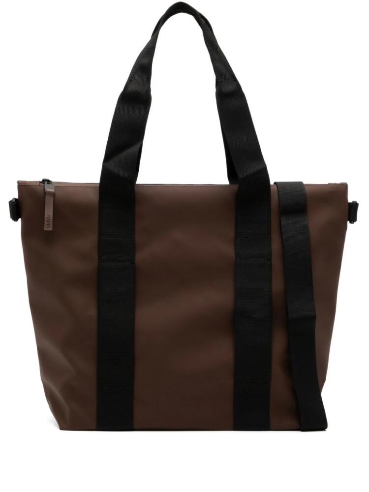 Rains mini waterproof tote bag - Brown Cover