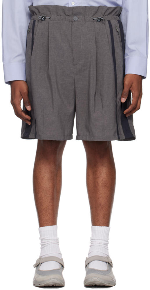 F/CE.® Gray Pleated Shorts Cover