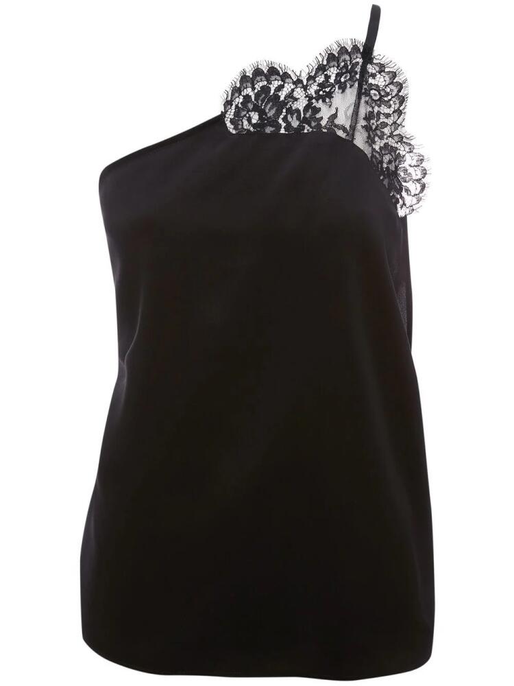 JW Anderson one shoulder lace blouse - Black Cover