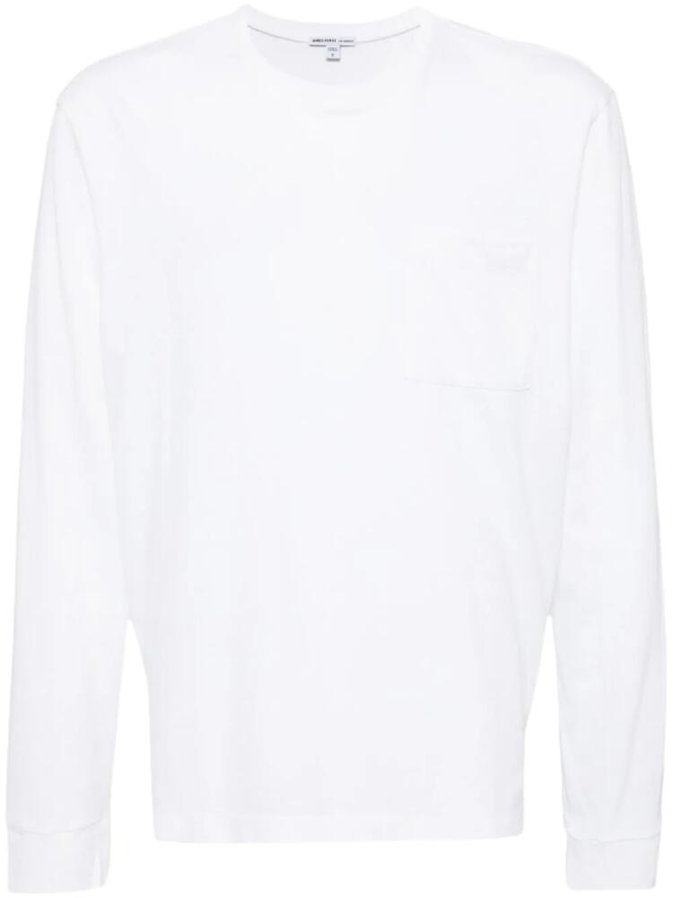 James Perse French Terry crew-neck T-shirt - White Cover