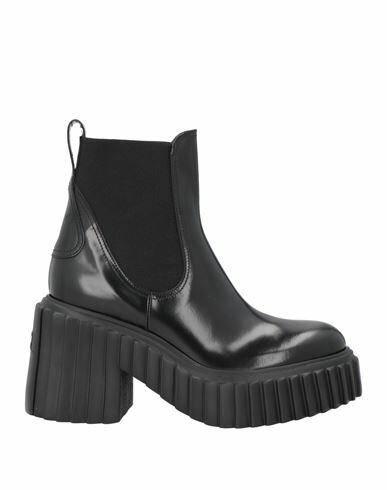 Agl Woman Ankle boots Black Soft Leather Cover