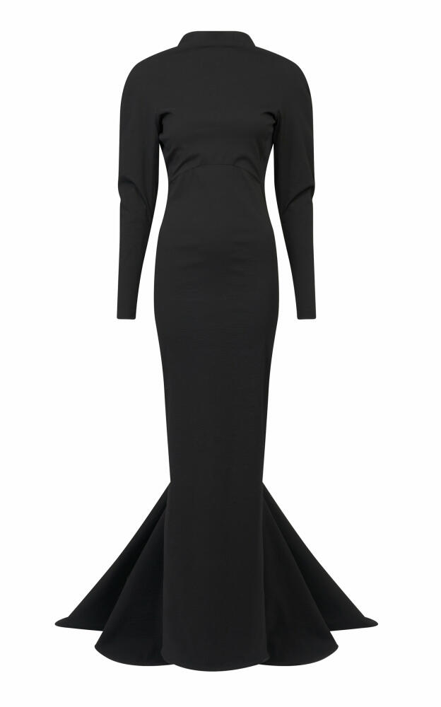 ALAA - Jewel-Embellished Taffeta Maxi Dress - Black Cover