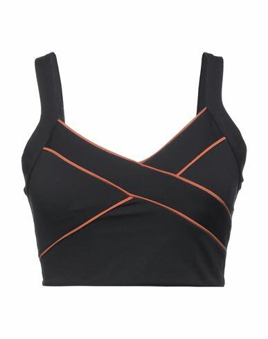 Lanston Sport Woman Top Black Nylon, Lycra, Polyamide, Elastane Cover