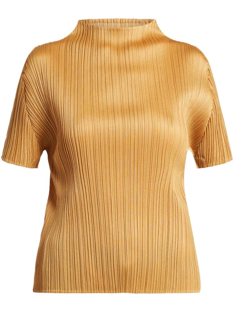 Pleats Please Issey Miyake May t-shirt - Orange Cover