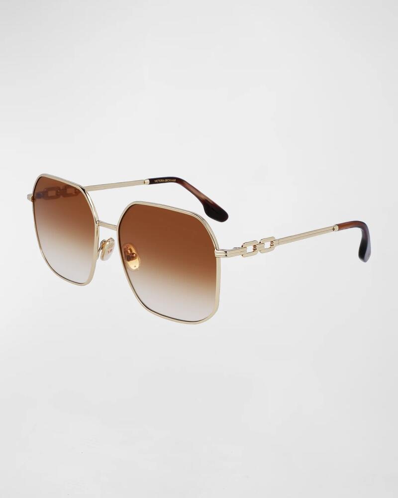 Victoria Beckham Chain Square Metal Sunglasses Cover