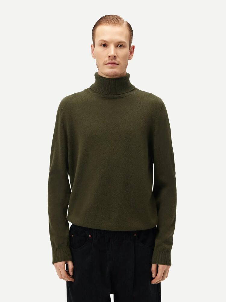 Gobi Cashmere Turtle Neck in Capulet Olive Cover