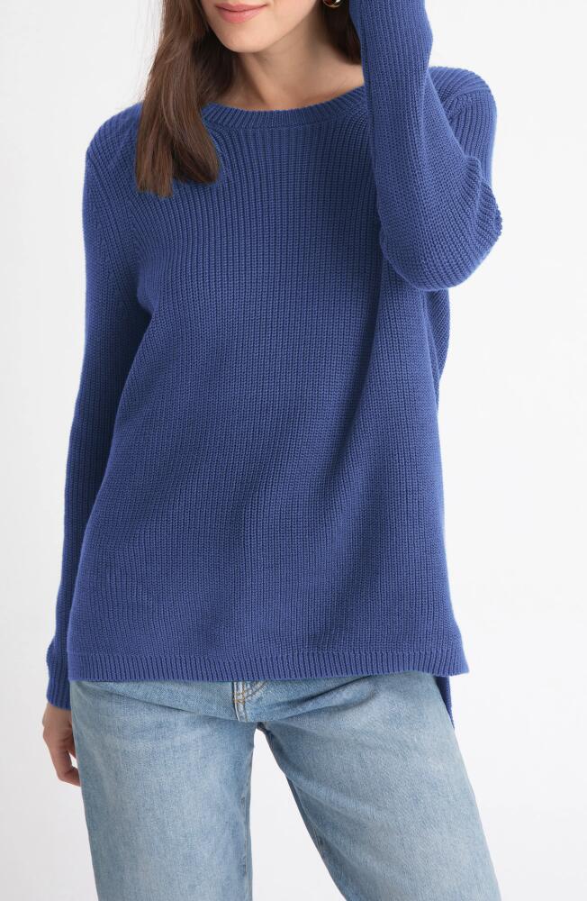 525 Emma High-Low Sweater in Gray Blue Cover