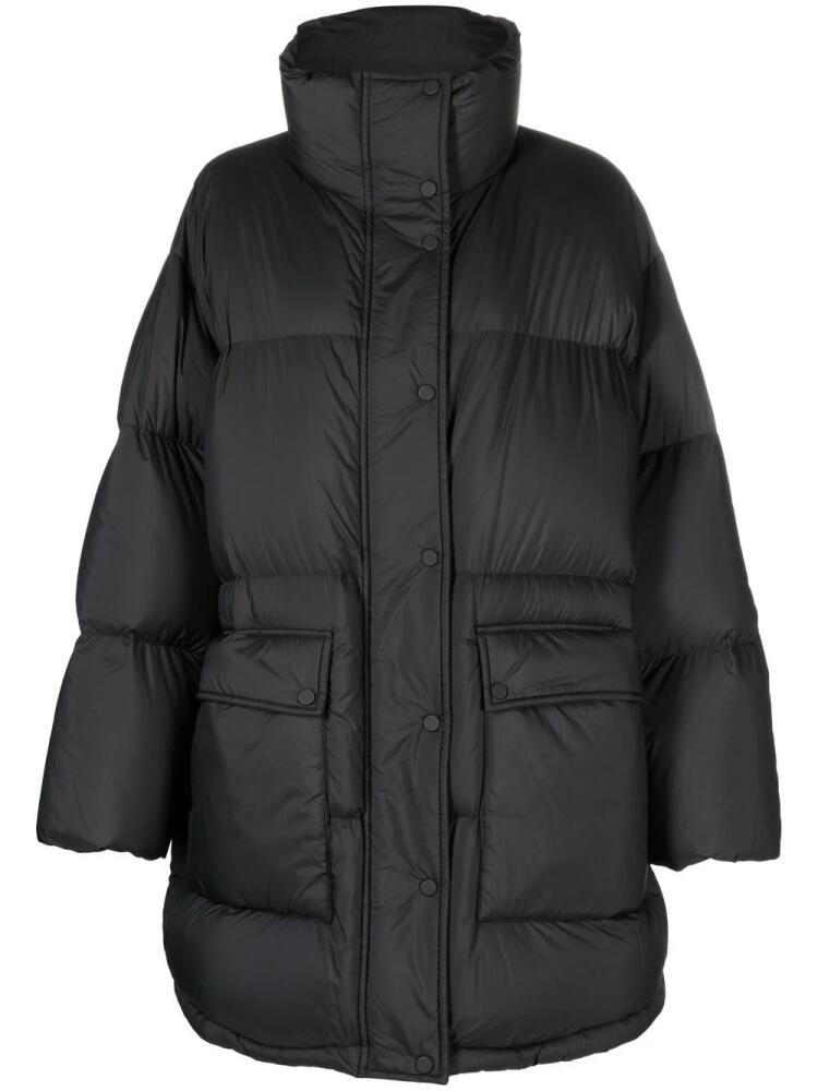 STAND STUDIO mid-length Edna coat - Black Cover