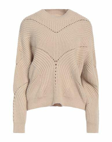 Fabiana Filippi Woman Sweater Beige Cashmere, Virgin Wool Cover