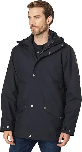 Fjallraven Visby 3-in-1 Jacket (Black) Men's Clothing Cover