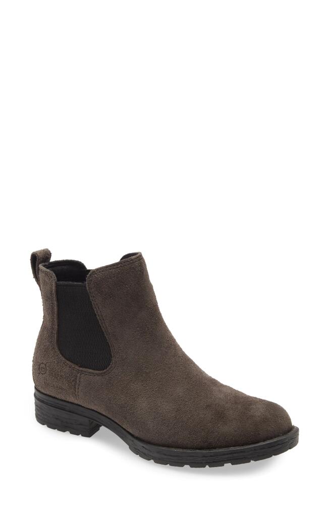 Børn Cove Waterproof Chelsea Boot in Dark Grey Suede Cover