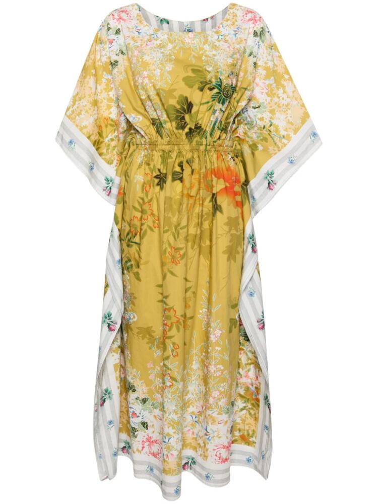 Pierre-Louis Mascia floral-print cotton dress - Green Cover