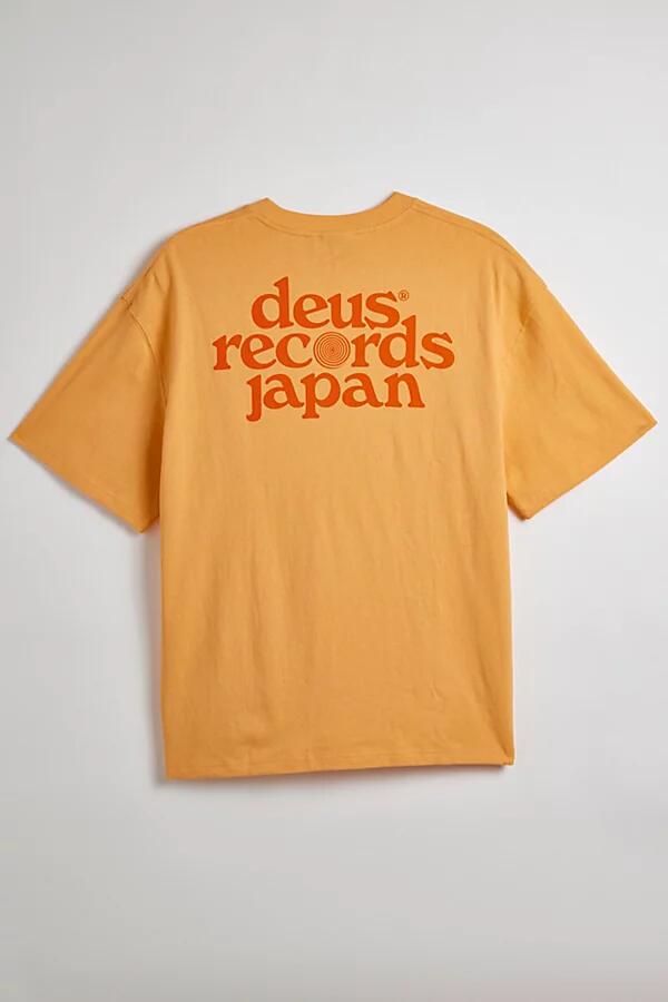 Deus Ex Machina Strata Oversized Graphic Tee in Orange Cover