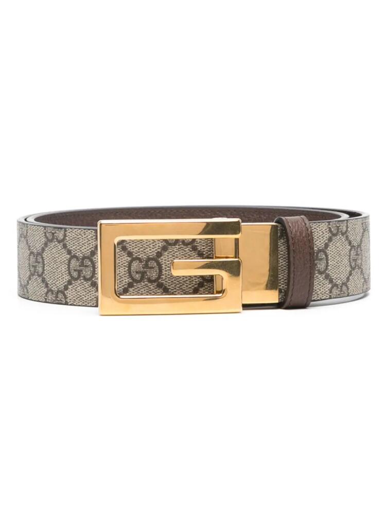 Gucci reversible interlocking-G belt - Brown Cover