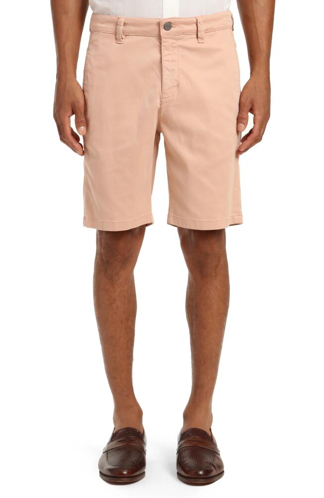 34 Heritage Nevada Chino Shorts in Rose Soft Touch Cover