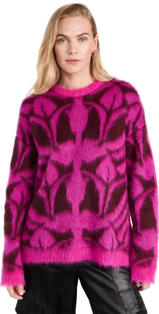 La Double J Camden Sweater FUXIA / BORDEAUX Cover