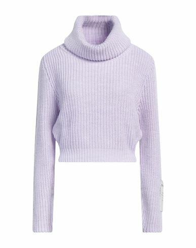 Hinnominate Woman Turtleneck Lilac Acrylic, Polyester Cover