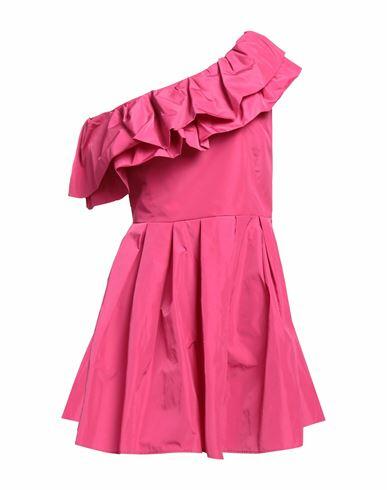 Babylon Woman Mini dress Fuchsia Polyester Cover