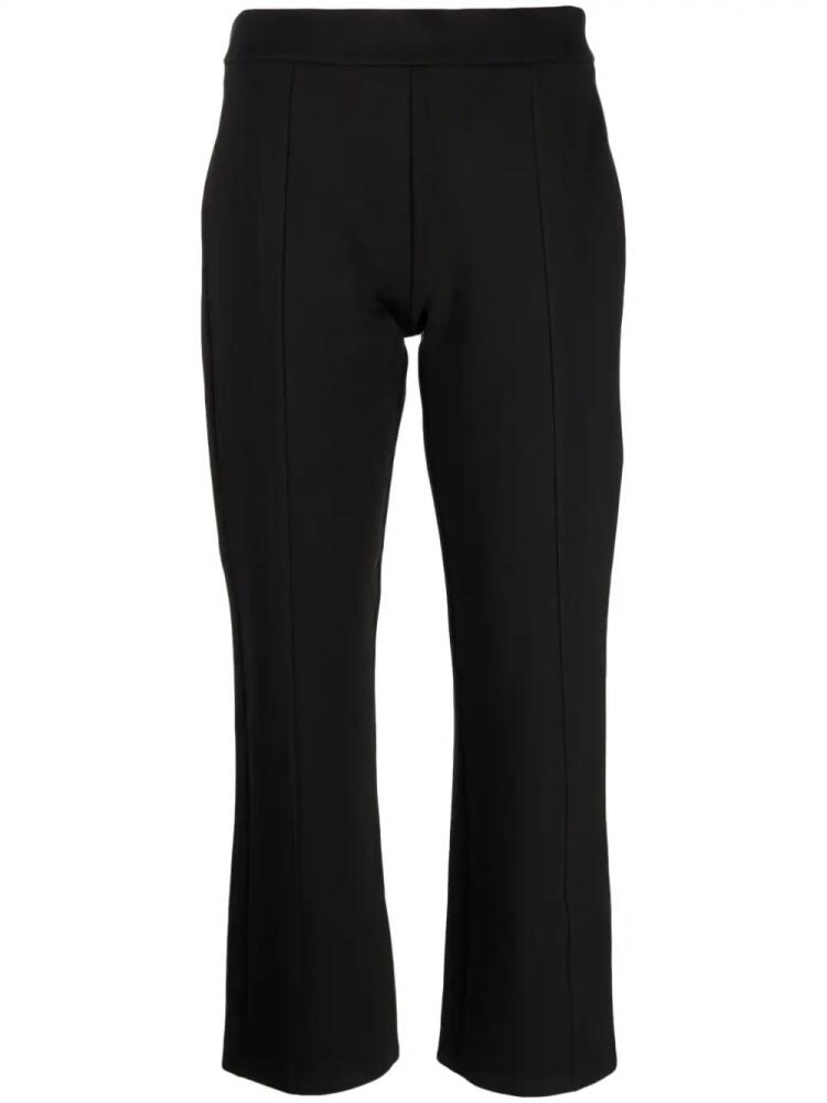 Tory Burch flared knitted trousers - Black Cover