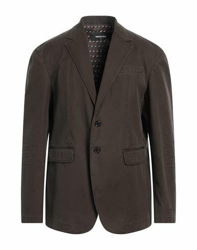 Dsquared2 Man Blazer Military green Cotton Cover