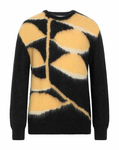 Amaranto Man Sweater Ocher Mohair wool, Polyamide, Wool Cover