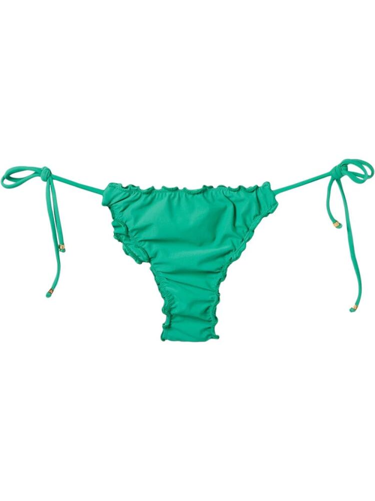 Amir Slama ruched bikini bottom - Green Cover