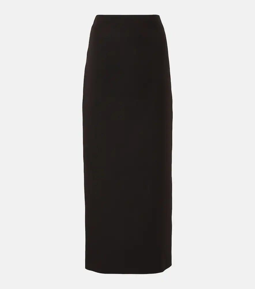 The Row Bartelle wool twill maxi skirt Cover