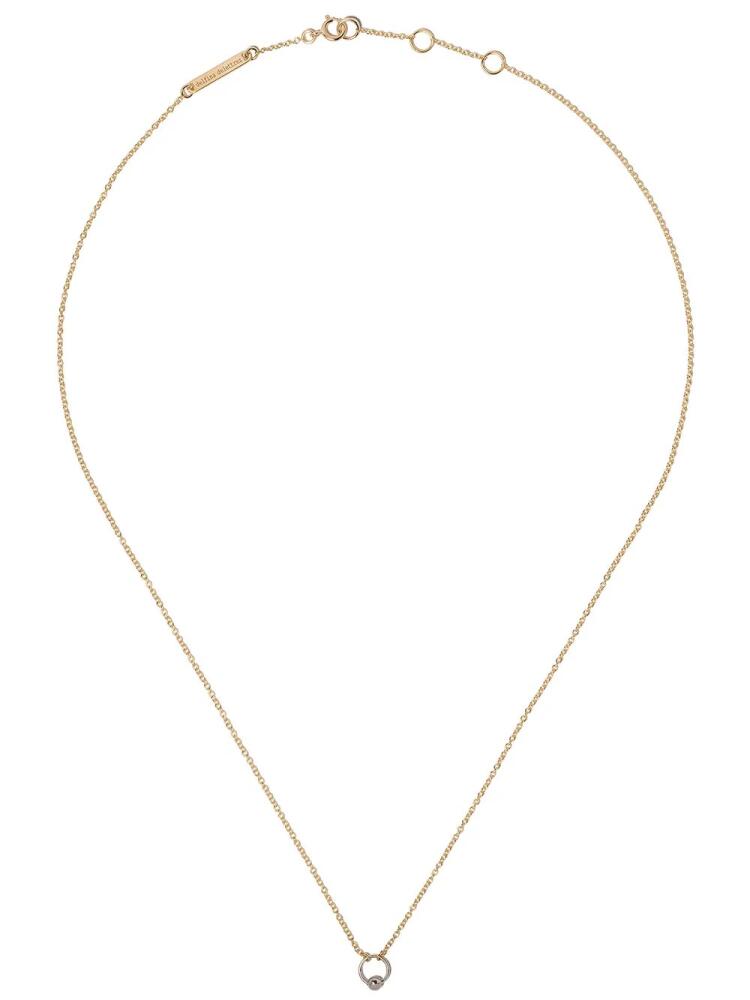 Delfina Delettrez 18kt white and yellow gold Two in One necklace Cover