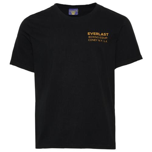 Coney Island Picnic Everlast Lover Garment Dyed Semi-Crop T-Shirt - Mens Black/Black Cover