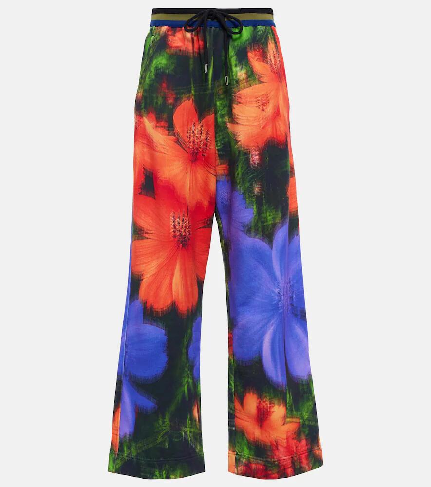 Dries Van Noten Printed cotton sweatpants Cover