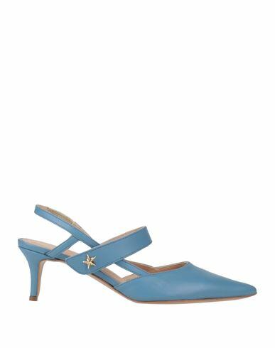 Marc Ellis Woman Pumps Pastel blue Leather Cover