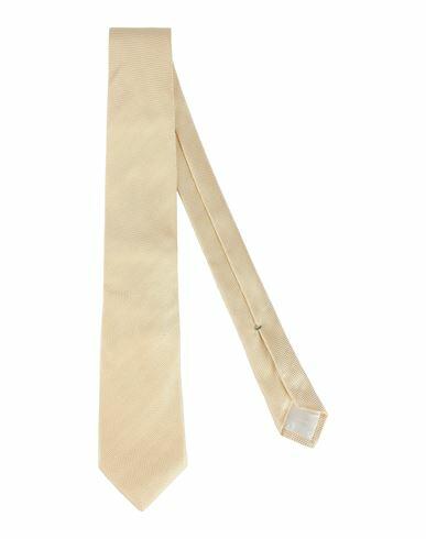 Luigi Borrelli Napoli Man Ties & bow ties Light yellow Silk Cover