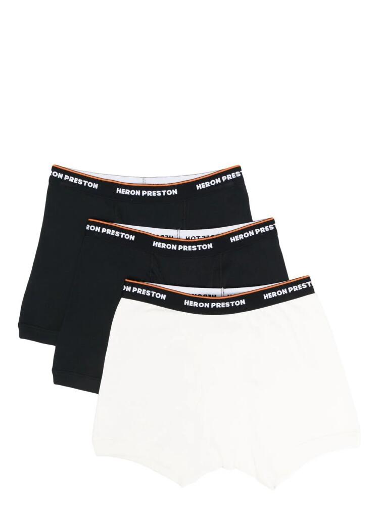 Heron Preston three-pack logo-waistband boxers - Black Cover