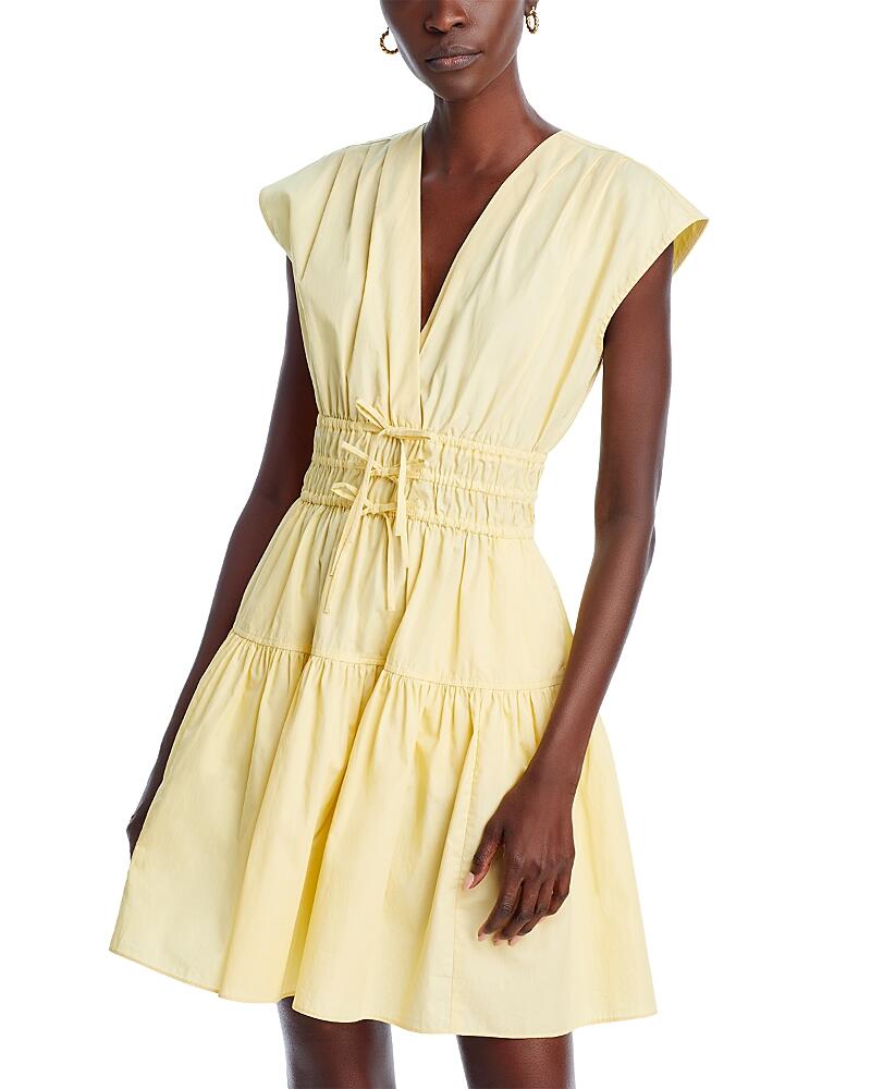 Derek Lam 10 Crosby Tora Cotton V Neck Dress Cover