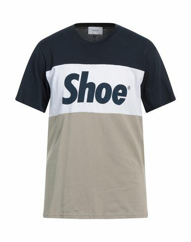 Shoe Man T-shirt Midnight blue Cotton Cover