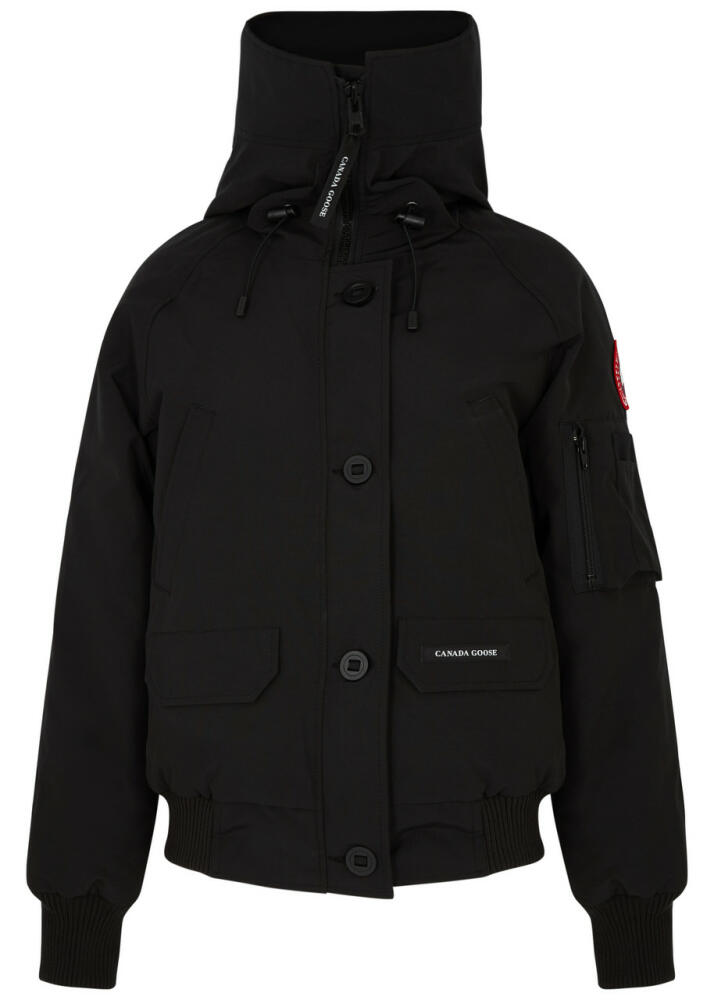 Canada Goose Chilliwack Hooded Shell Bomber Jacket - Black Cover