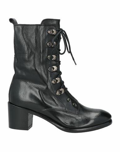 Jp/david Woman Ankle boots Black Leather Cover