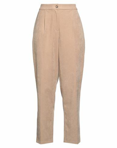 Rinascimento Woman Pants Beige Polyester, Elastane Cover