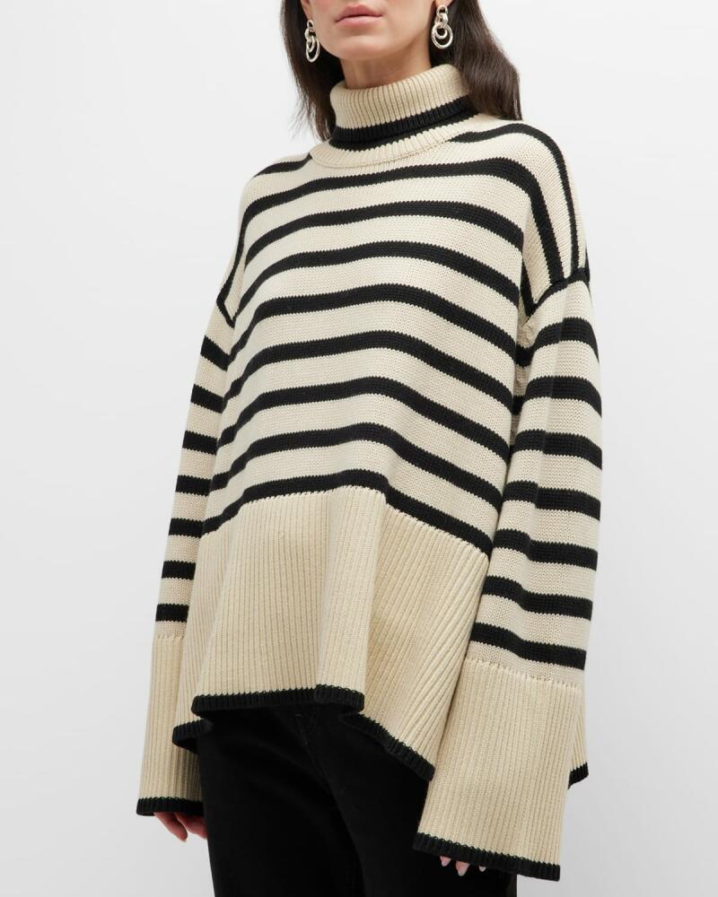 Toteme Signature Stripe Wool Turtleneck Cover