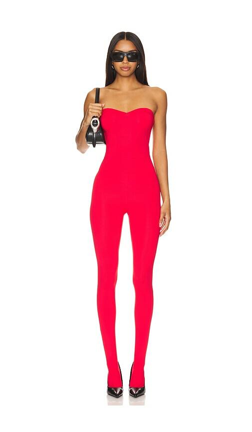 FIORUCCI Red Footed Jumpsuit in Red Cover